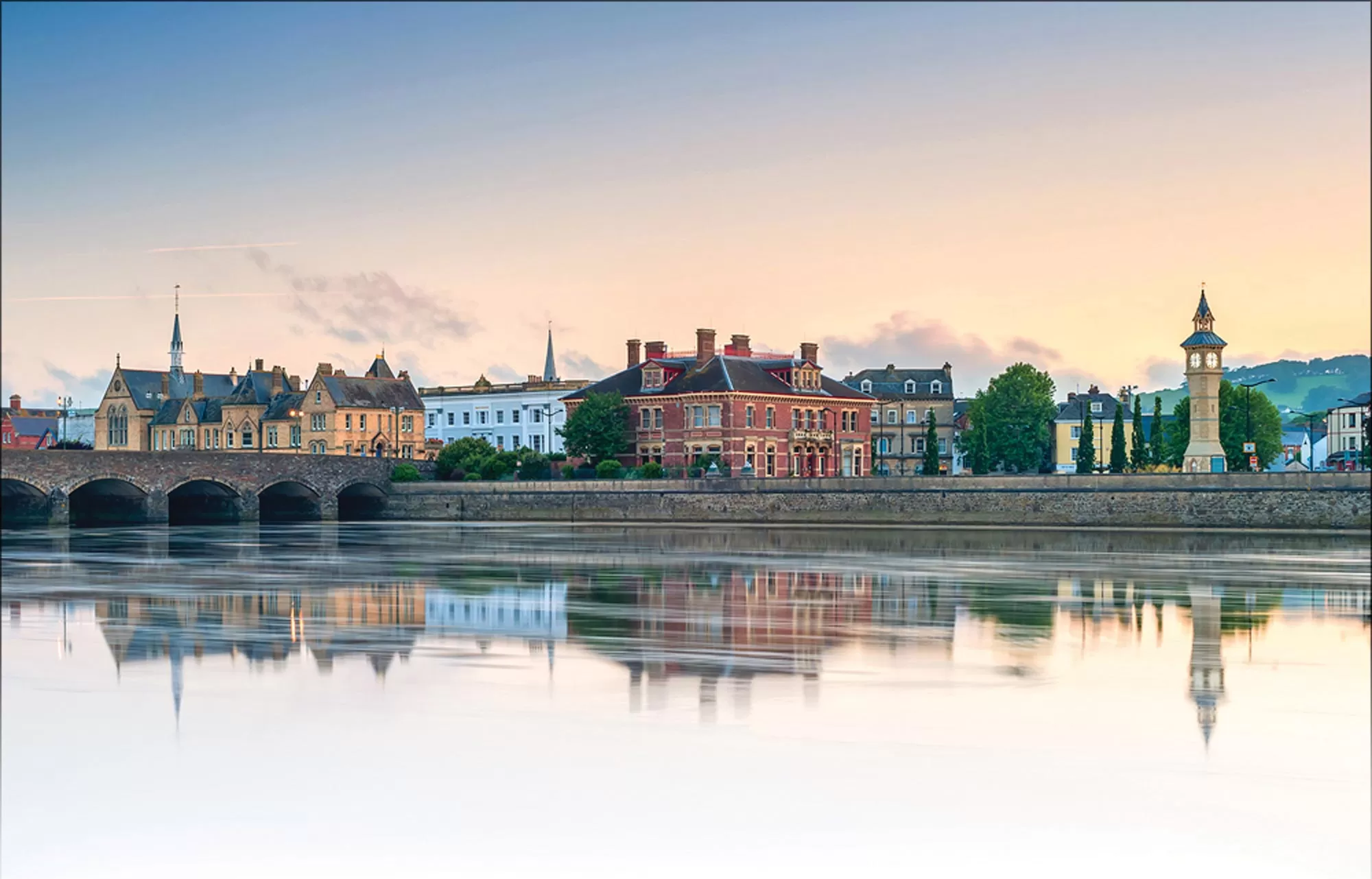 Barnstaple riverside in North Devon